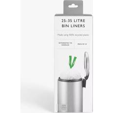 John Lewis Bin Bags 25-35L Pack of 20