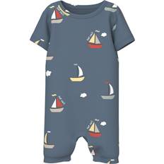 6-9M UV-tøj Name It Sunsuit Vroels - Blue Mirage