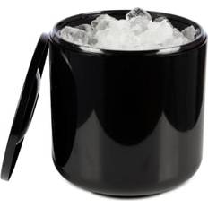 Bar@drinkstuff Round Insulated 4 Ltr Black Ice Bucket