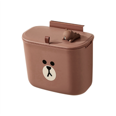 Exogio Cartoon-Style Hanging Garbage Bin with Lid