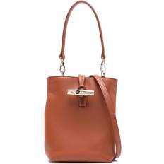 Longchamp Bucket Bags Longchamp Mini Le Roseau Bucket Bag - Brown