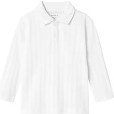 Name It Pikétröjor Name It Fene Polo Skjorte - Bright White