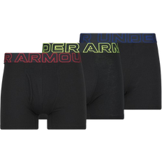 Under Armour Performance Cotton 6 Solid Boxerjock 3 Pack - Svart