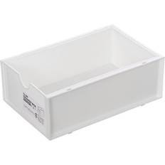 Wosawe Desktop Storage Box with Drawer White