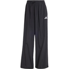 adidas Pantaloni Essentials 3-Stripes Woven Parachute - Black/White