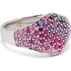 Tom Wood Mini Sunset Cocktail Ring - Crystal/Sterling Silver