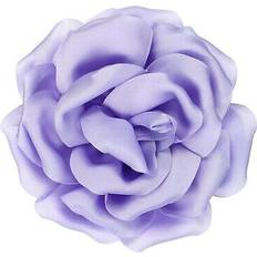 Purple Brooches Uxcell 4" silk satin flower brooch pin large peony floral lapel pin light purple