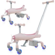 Tricycles Costway Tricycle Pour Enfants 2 en 1