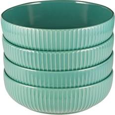 Helsinki Tableware Turquoise Stoneware Pasta Set 20 cm