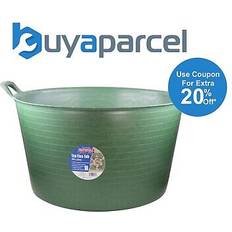 Faithfull Eco Flex Tub Bucket 56 Litre Recycled Green