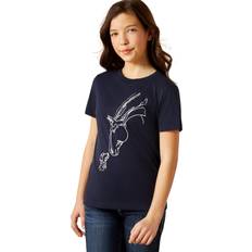 Ariat Kid's Hay Girl T-Shirt - Navy