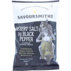 Savoursmiths 2 x Chips Desert Salt Telicherry Pepper 40g