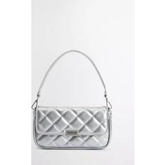 Barbour Crossbody Bags Barbour International Quilted Mini Soho Crossbody Bag - Silver