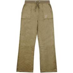 Juicy Couture Kids' Diamante Wide Leg Jogger - Khaki