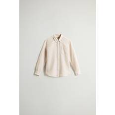 Beige Shirts Woolrich Boys's Cotton- and Linen-Blend Shirt - Beige