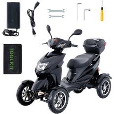 Mobility Scooters VEVOR Heavy Duty 4-Wheel Mobility Scooters 500W