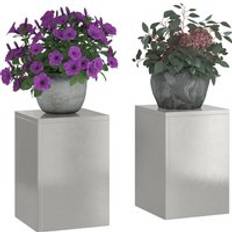 vidaXL Planteringslåda för Utomhusbruk 2 St 24x24x35 cm