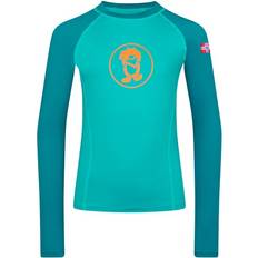 Turkis Skjorter Trollkids Kvalvika Shirt Funktionsshirt Børn - Turkis