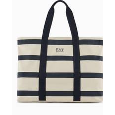 EA7 Tote Bag & Shopper tasker EA7 Shopper Taske Bomuld Casual - Råhvid