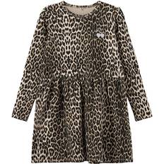 Viskos Klänningar Barnkläder Sofie Schnoor Klänning - Light Brown Leopard