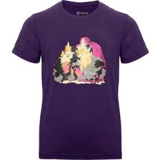 Juniors' Printed Tree Tee - Grape