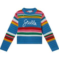 Knitted Sweaters Children's Clothing Stella McCartney Kids Cotton Crochet Logo - Multi