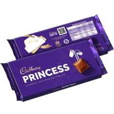 Food & Drinks Cadbury Princess Dairy Milk Chocolate Bar with Sleeve 110g