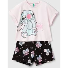 104 Pyjamasar United Colors of Benetton Pyjama T-Shirt Short - Rosa
