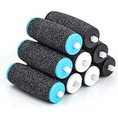 Foot File Refills Canvalite 9 Pcs Scholl Velvet Smooth Pedi Replacement Rollers Heads Refills 3 C