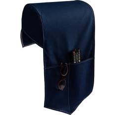 Cotton Loose Covers Classic Home Store Navy Right Facing Tidy Arm Cap Half Panama Cotton Antimacassar Loose Sofa Cover