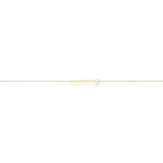 Scrouples Armbånd Ferskvandsperle 17,5+1,5cm - Guld
