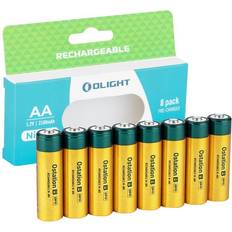 High Capacity B Pro AA Rechargeable Ni-MH Batteries 2100mAh 8pcs
