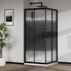 Angoli Doccia Box Doccia Due Lati Scorrevole Cristallo 70x100cm h.190