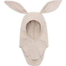 3-6M Balaklavor Huttelihut Balaclava Öron Bomull Ribb - Camel Melange