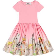 Molo Børnetøj Molo Cissa Short-Sleeved Dress - Lyserød