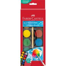 Faber-Castell Farver Faber-Castell Dækfarver akvarel Large 12 farver
