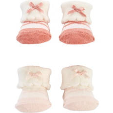 Carter's Infant Girls 2-Pack Shoe Booties Pink NB