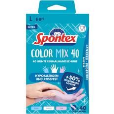 Spontex Tex Handschuh Colormix - 40 Stück