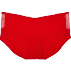 Victoria's Secret No-Show Lace-Trim Hiphugger Panty - Women's