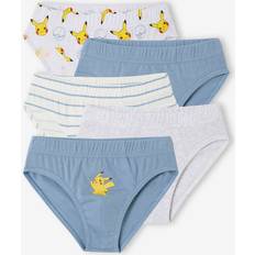 Blue Underpants Children's Clothing Pokémon Pack of 5 Briefs - Sky Blue
