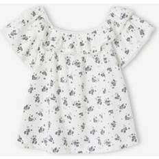 Girls Blouses & Tunics Vertbaudet Floral Print Blouse - White