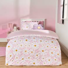 OHS Daisy Print Pinsonic Set - Duvet Cover Pink (200x135cm)