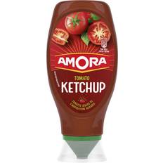 Ketchup et Moutarde Amora Flacon Souple Tête en Bas 550g