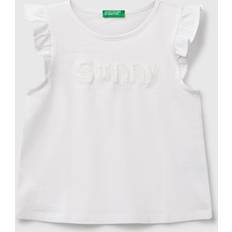 Organic Cotton Tank Tops Children's Clothing United Colors of Benetton Printed Tank Top - White