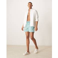 Calvin Klein Green Swimwear Calvin Klein Drawstring Logo Swim Shorts - Aqua Blue
