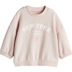 H&M Sweatshirt Mit Print Orange - Print Orange