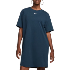 Nike Sportswear Chill Knit Oversized T-Shirt Dress - Blue