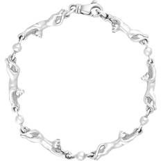 White Gold Bracelets C W Sellors 9ct White Gold Cat Handmade Bracelet