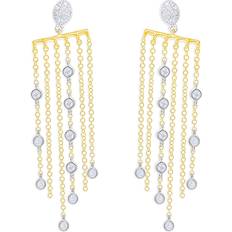 Meira T 14K Yellow Gold Diamond Fringe Earrings - Yellow Gold