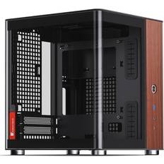 Jonsbo Datorchassin Jonsbo TK-0 PC Fodral Minitorn Härdat Glas Trä